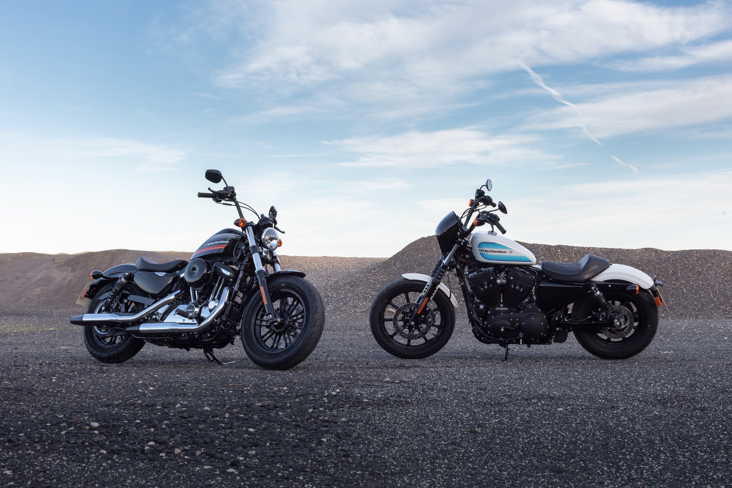 Harley-Davidson Sportster Iron 1200 et Forty-Eight Special