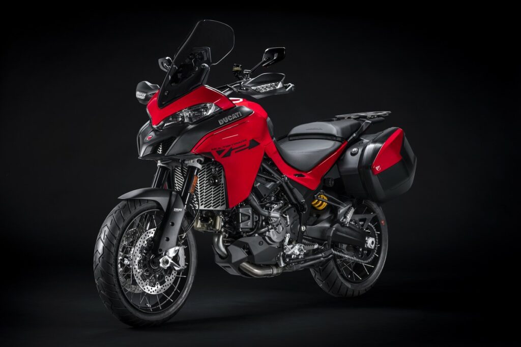 Accessoires moto Ducati Multistrada V2 2022 pour ceux qui aiment voyager seuls ou en compagnie