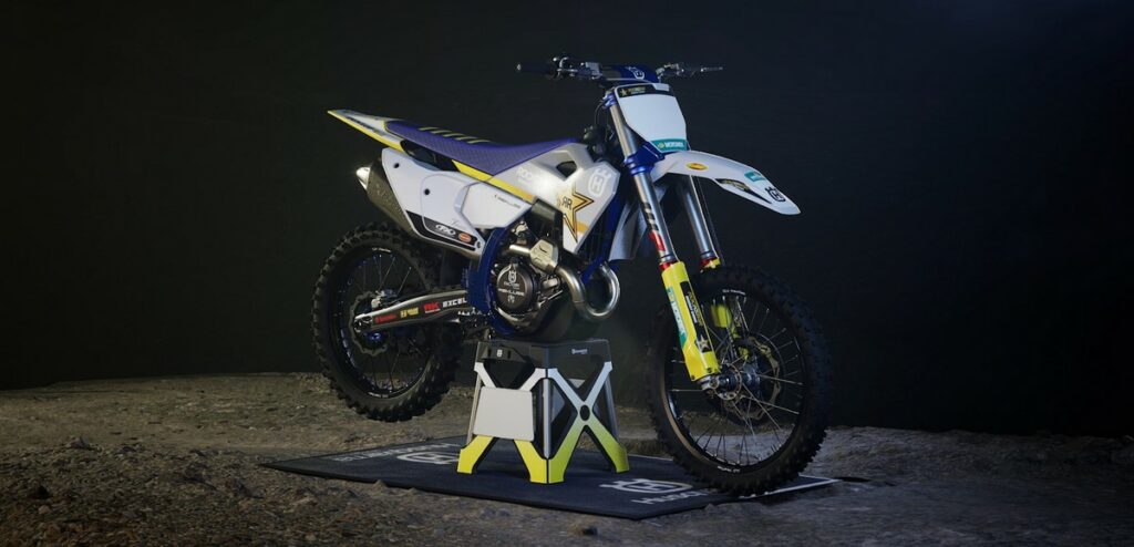 Configurateur Husqvarna FC 450 2023 pour définir les spécifications du dirt bike