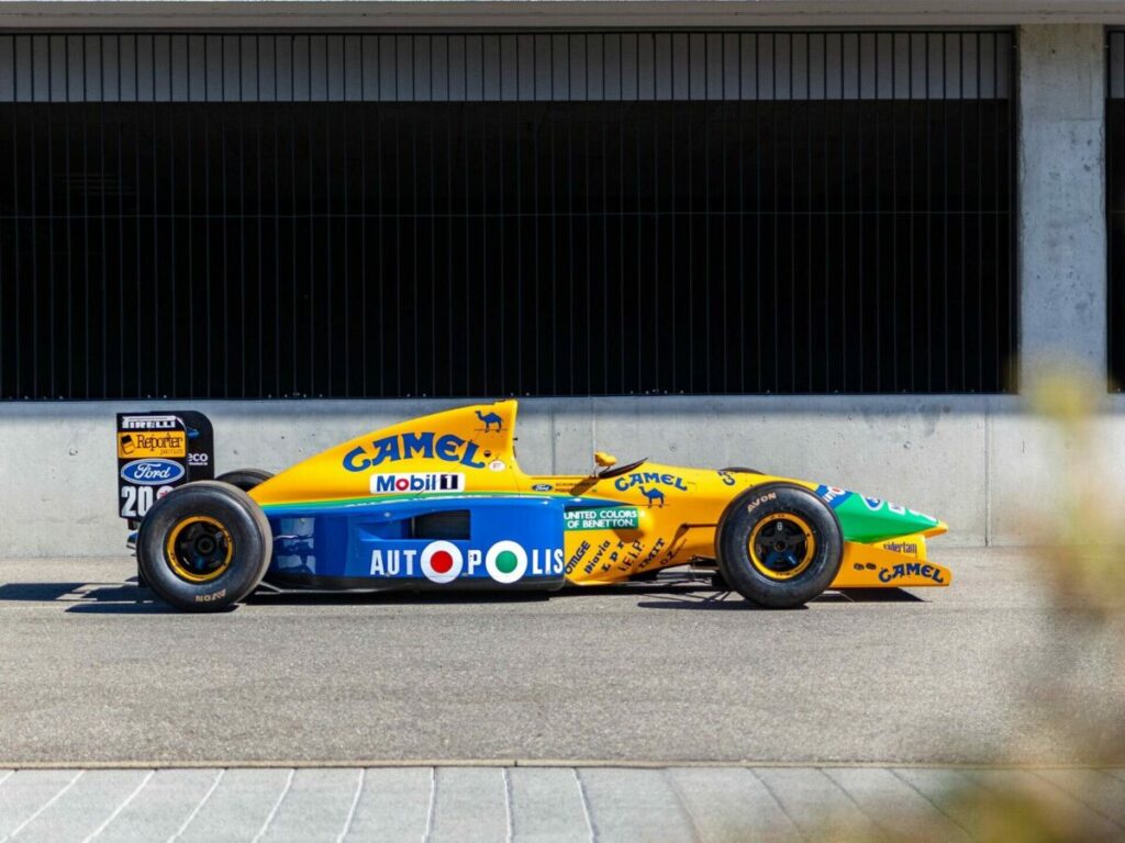La Benetton F1 avec laquelle Piquet a remporté son dernier GP est en vente