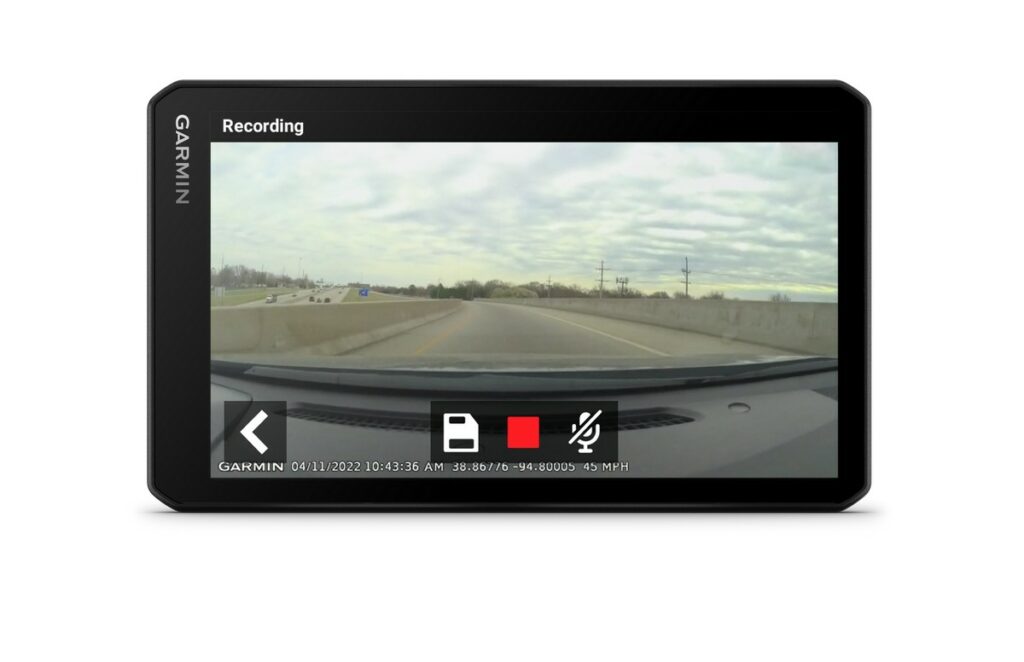 Navigateurs GPS Garmin DriveCam 76 et CamperCam 795 avec caméra de tableau de bord intégrée