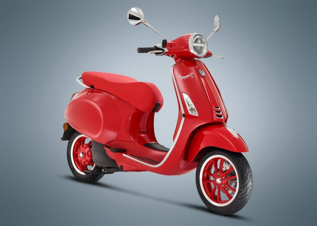 Vespa Elettrica Red : la version spéciale pour la lutte contre les pandémies
