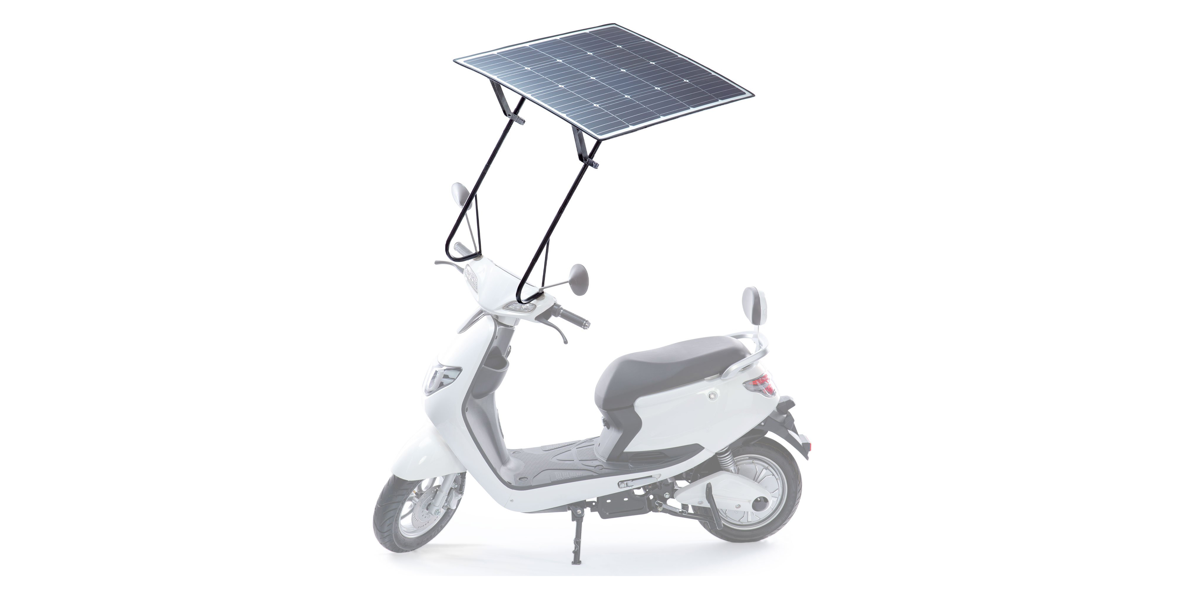 Scooter électrique MotoSola MS125 avec balais solaires