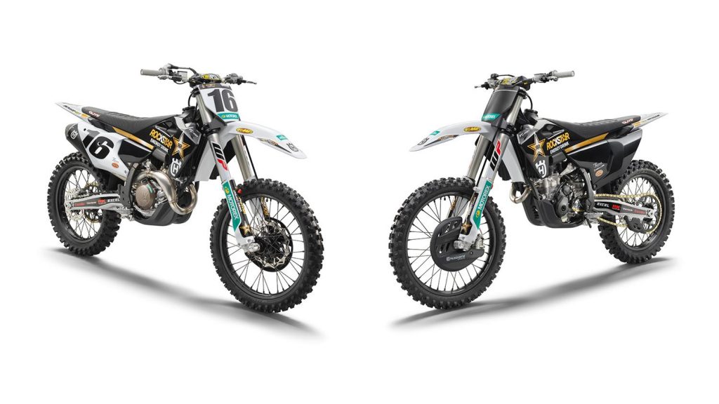 Husqvarna Motocross Rockstar Edition 2022 : FC 250 et FC 450 prêts à courir