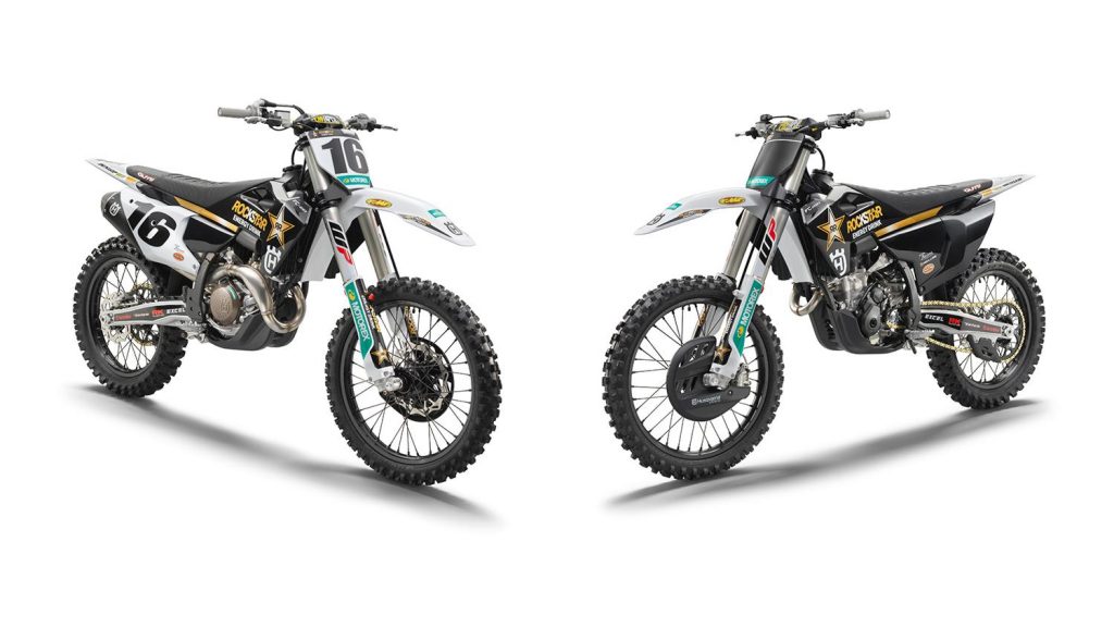 Husqvarna Motocross Rockstar Edition 2022 : FC 250 et FC 450 prêts à courir