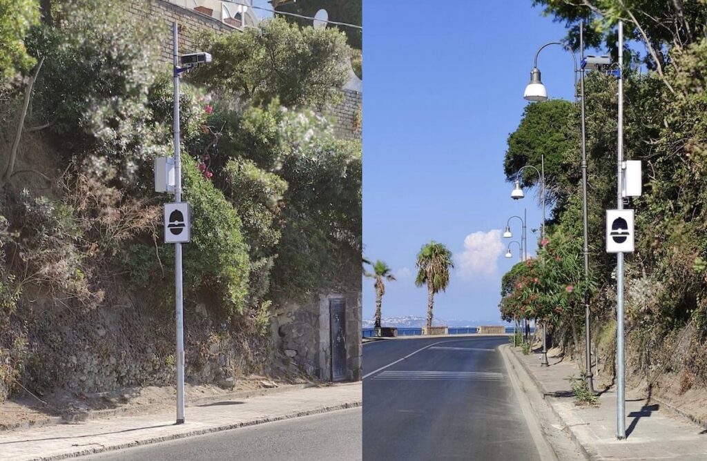 Le premier radar fixe d'Ischia inflige 1 400 amendes en 4 jours