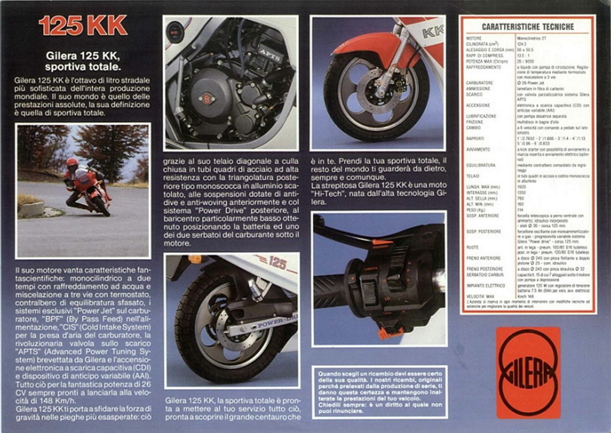 Gilera KK 125 pré-série