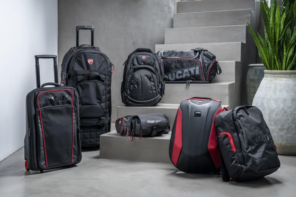 Ducati Redline : la ligne de chariots et de sacs pour les voyages et les loisirs