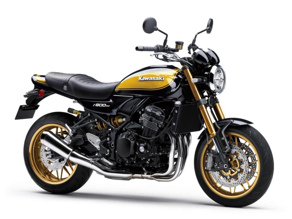 Kawasaki Z900RS SE 2022 en version Boule Jaune