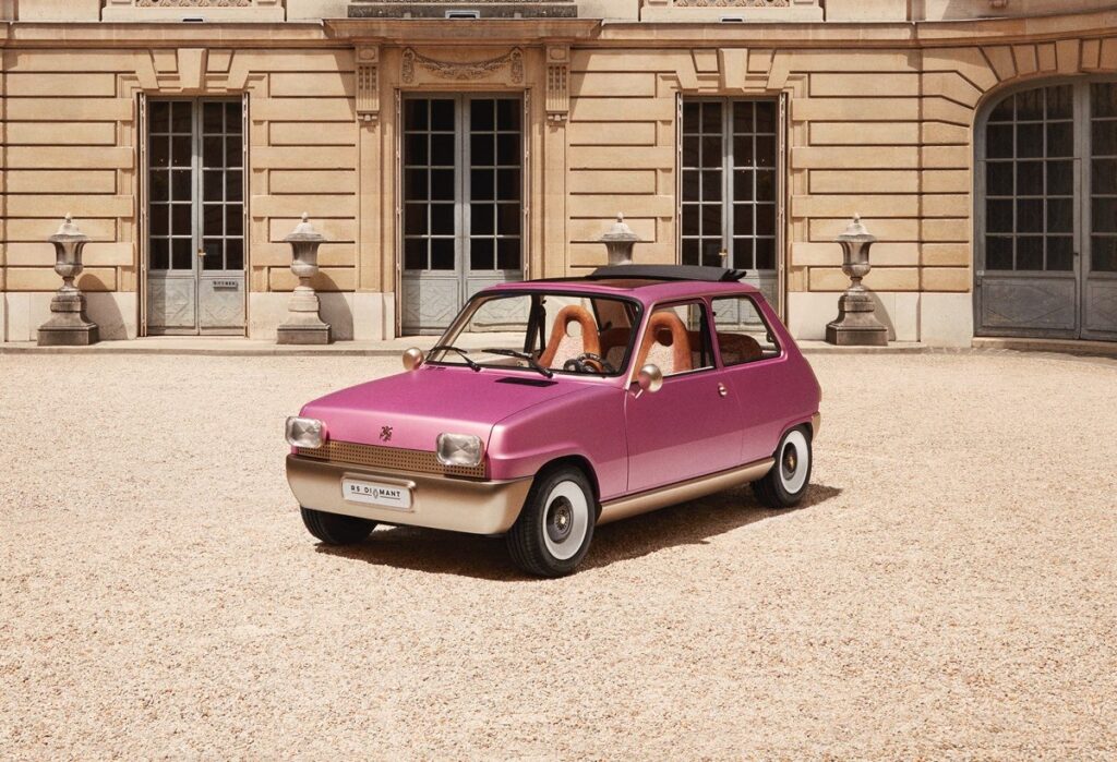 La mythique Renault 5 Diamant est de retour, dans une version tout rose et électrique