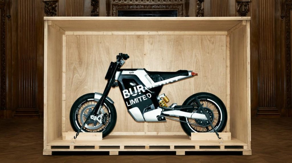 Moto électrique Burberry Concept-E RS : l'édition limitée avec DAB Motors