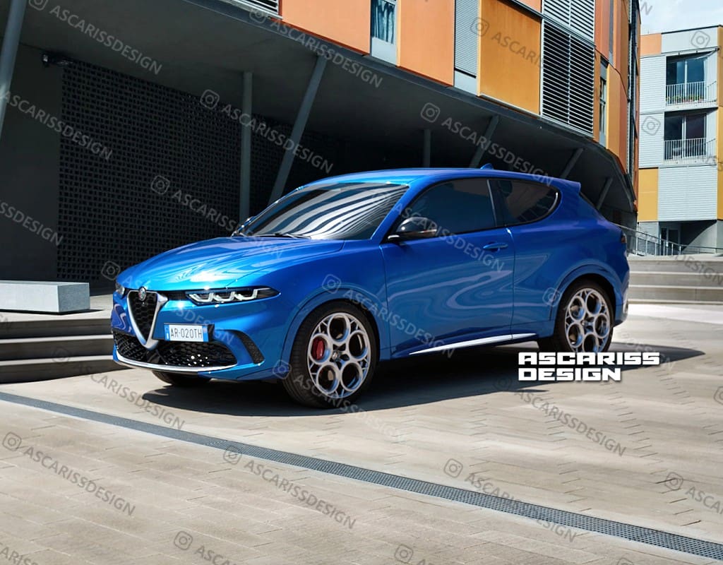 Alfa Romeo Tonale 3 portes, comme pourrait l'être la version sportive