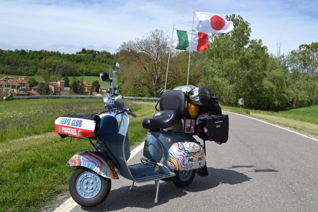 De Milan à Tokyo en Vespa ? Ça peut être fait!