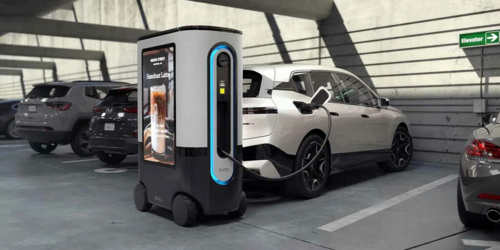 Il s'appelle Ziggy, le robot chargeur qui réserve aussi votre place de parking.