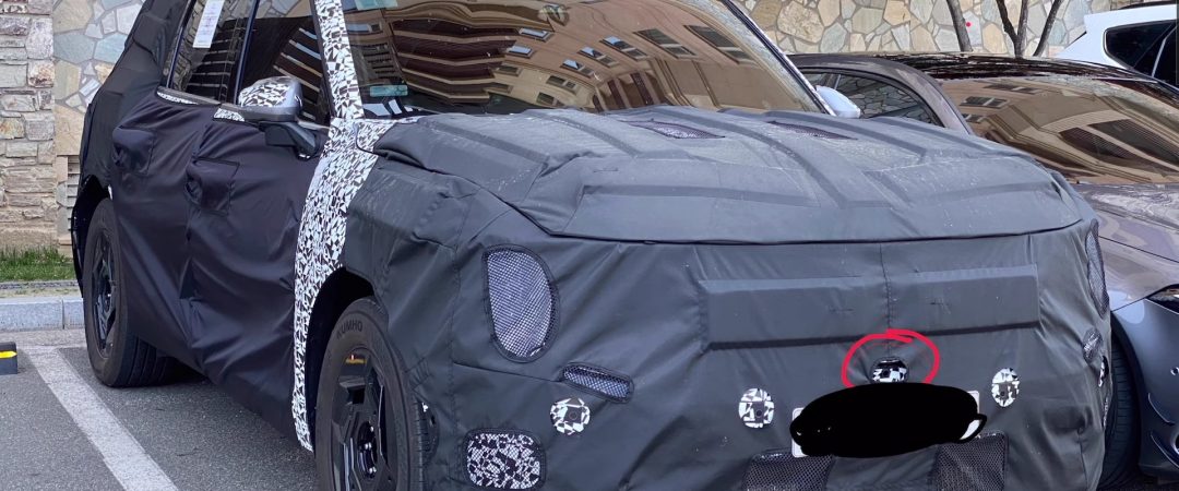 Plus de photos d'espionnage nous montrent l'intérieur de la Kia EV9 en Corée