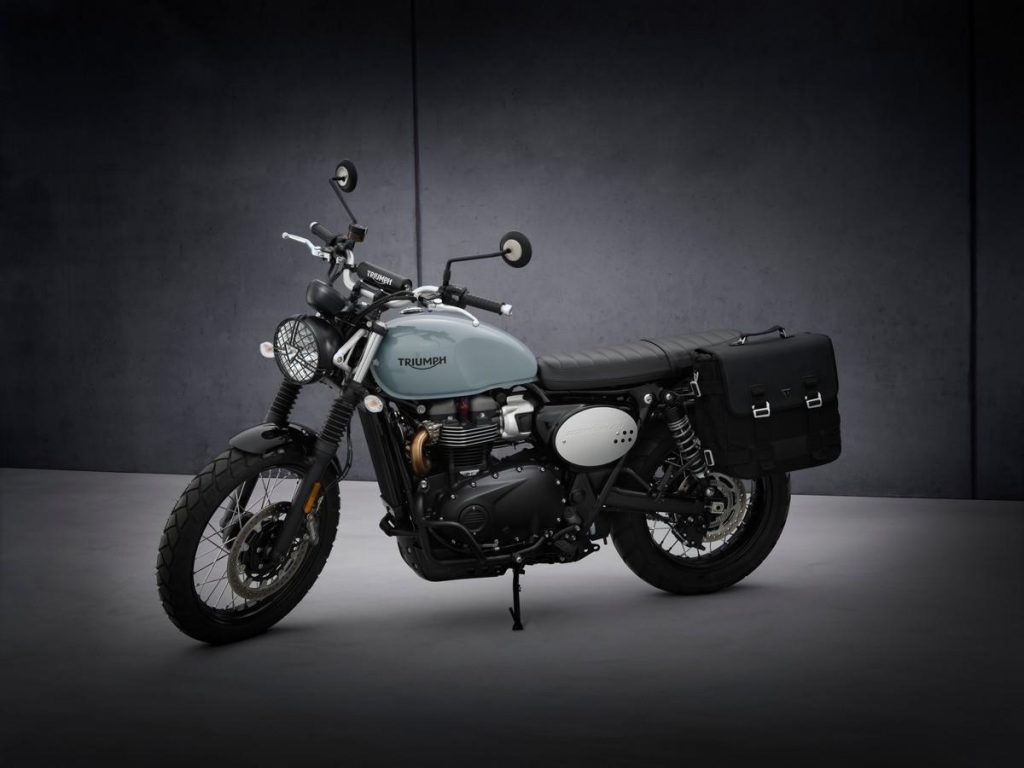 Triumph Street Scrambler 2021 Homologué Euro 5, la nouvelle édition limitée Sandstorm