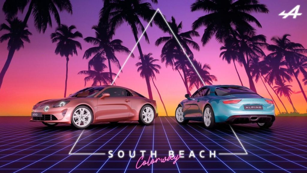 Alpine A110 South Beach Colorway : le pack super pop exclusif qui célèbre Miami