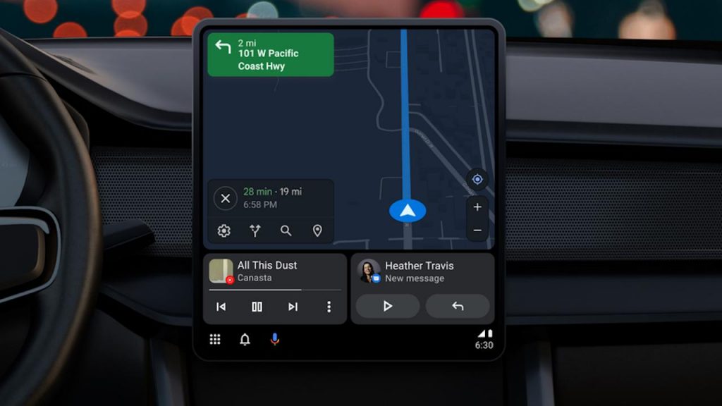 Google met à jour Android Auto pour l'adapter à tous les écrans tactiles