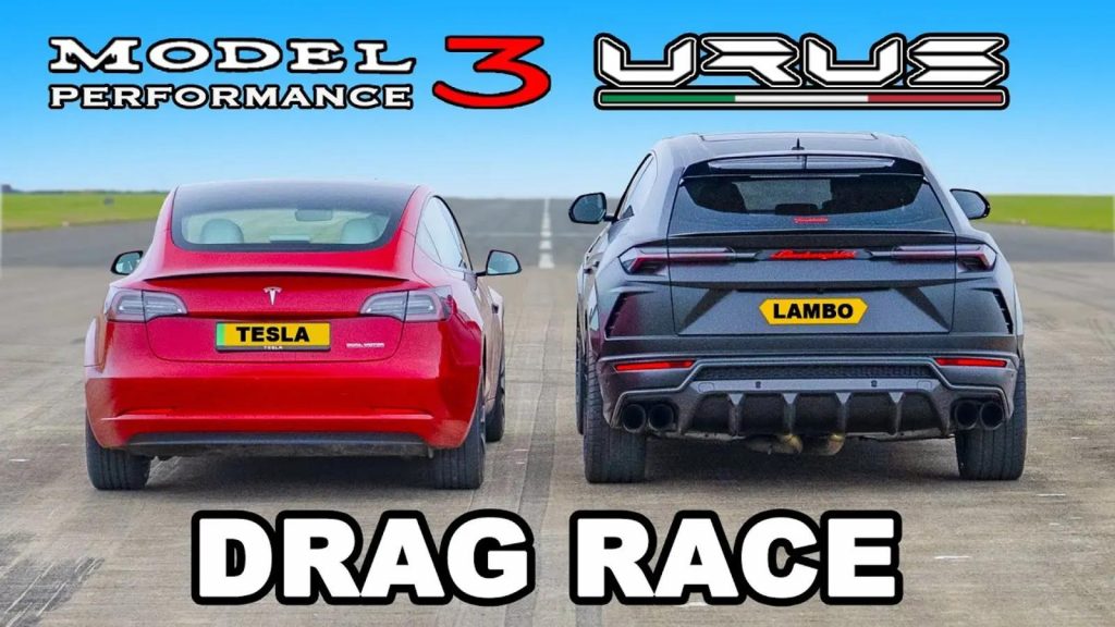 La Tesla Model 3 Performance défie le Lamborghini Urus mais ça tourne mal…