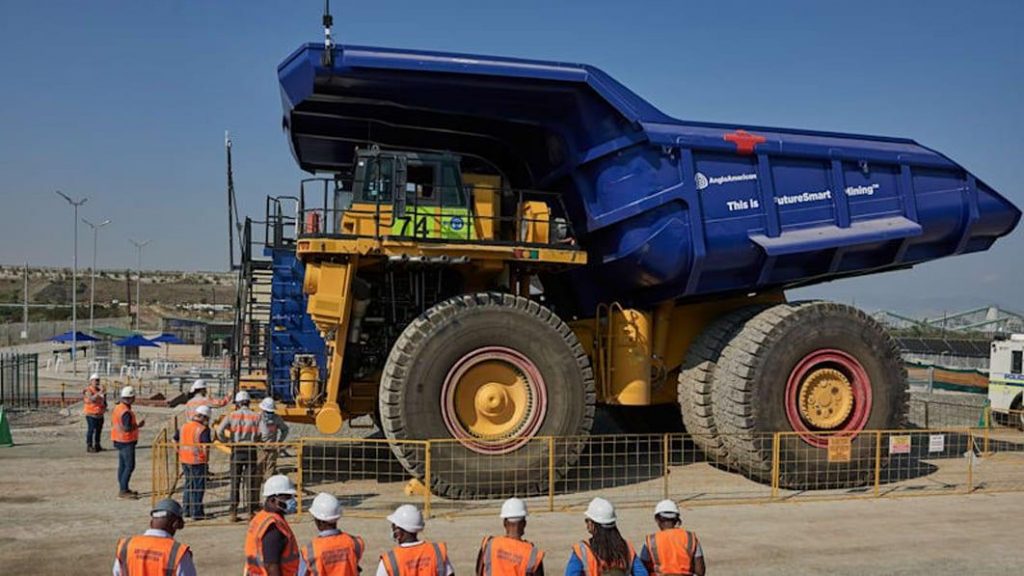 Le plus gros véhicule à hydrogène du monde travaille dans une mine de platine