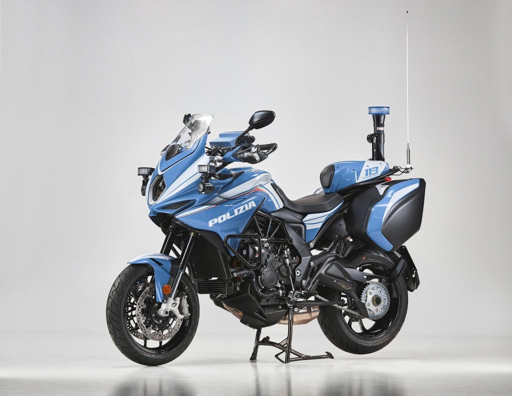 Les MV Agusta de la police italienne sont magnifiques !