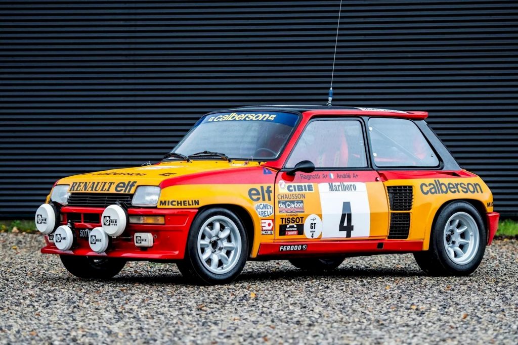 Une Renault 5 Turbo Groupe 4 de 1980 mise aux enchères pour 350 000 €