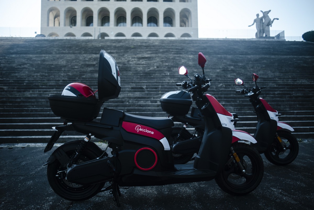 Acciona scooter partage Rome