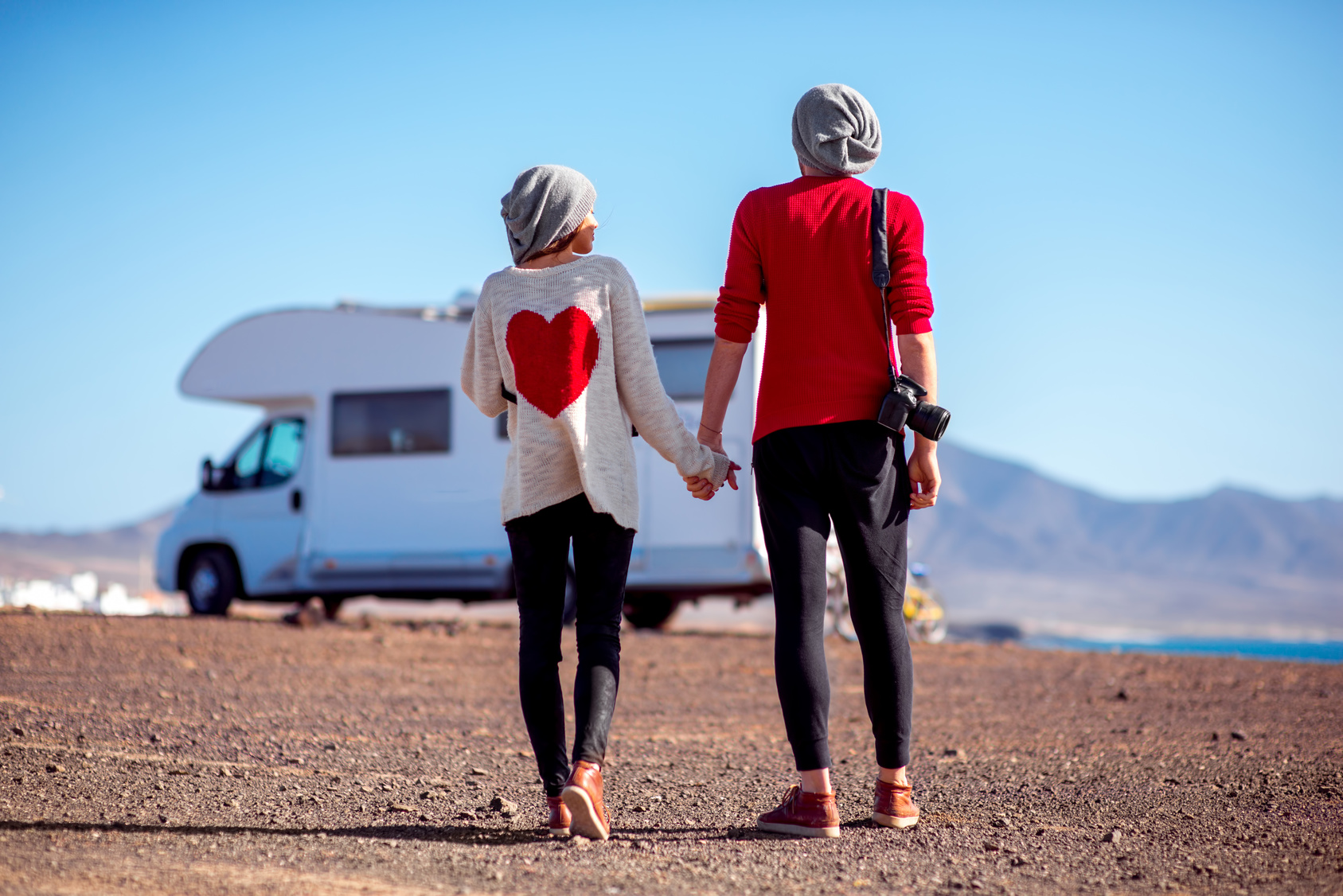Couple en camping-car