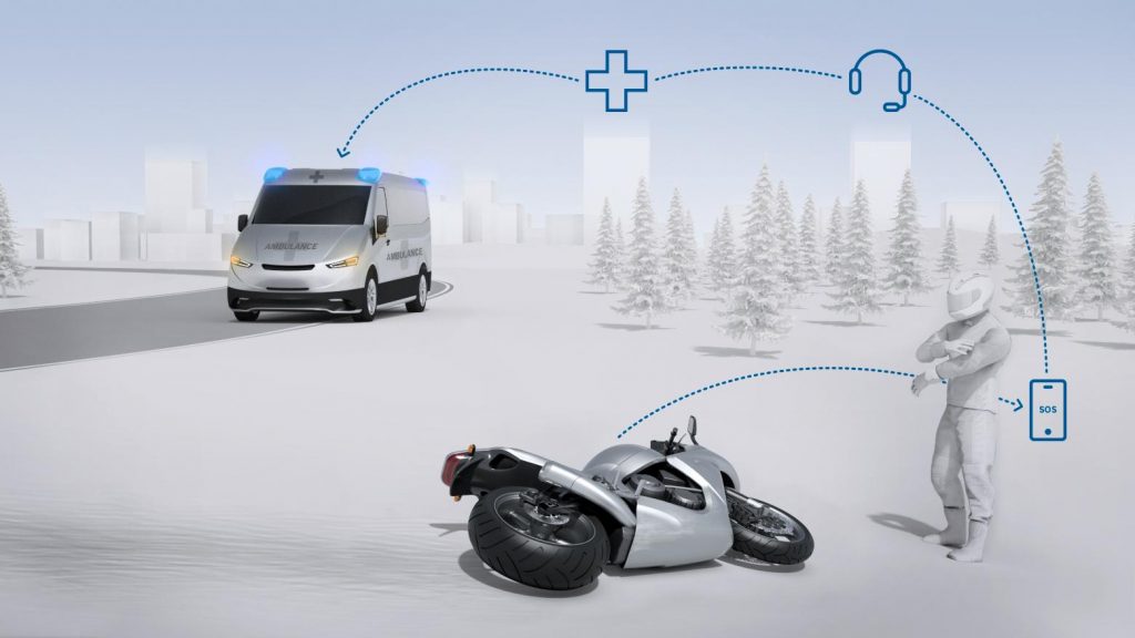 Accidents de moto 2020 : Bosch Help Connect, le système d'appel d'urgence
