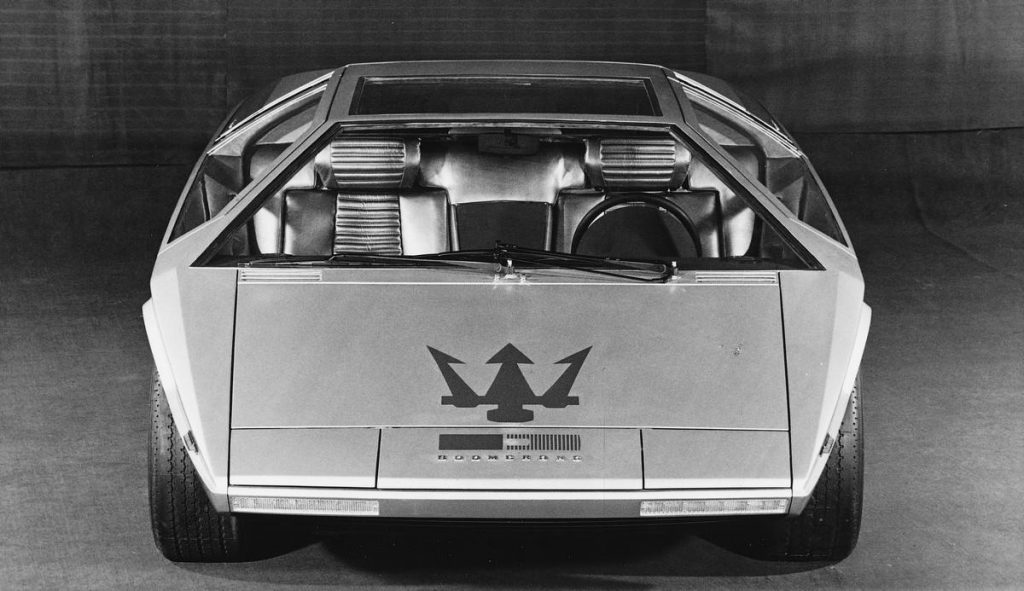 Maserati Boomerang 1972 : le concept Giugiaro fête ses 50 ans