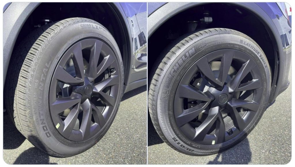 Tesla livre un modèle X à 131 000 $ avec des pneus inégalés