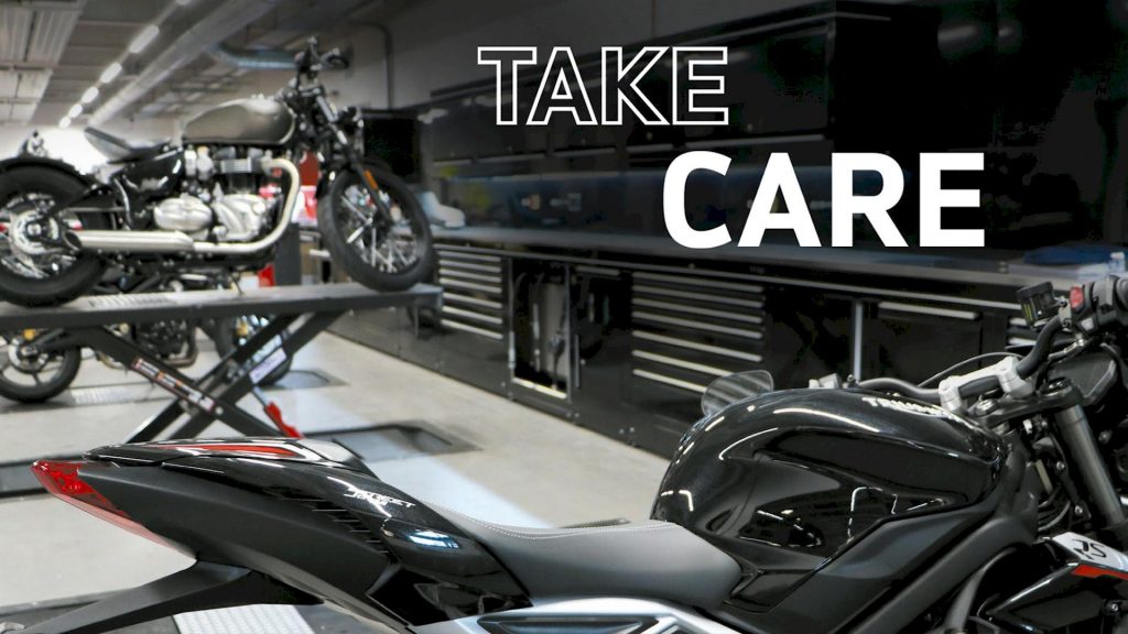 Triumph Take Care, de nouveaux programmes d'entretien basés sur le type de moto et les kilomètres parcourus