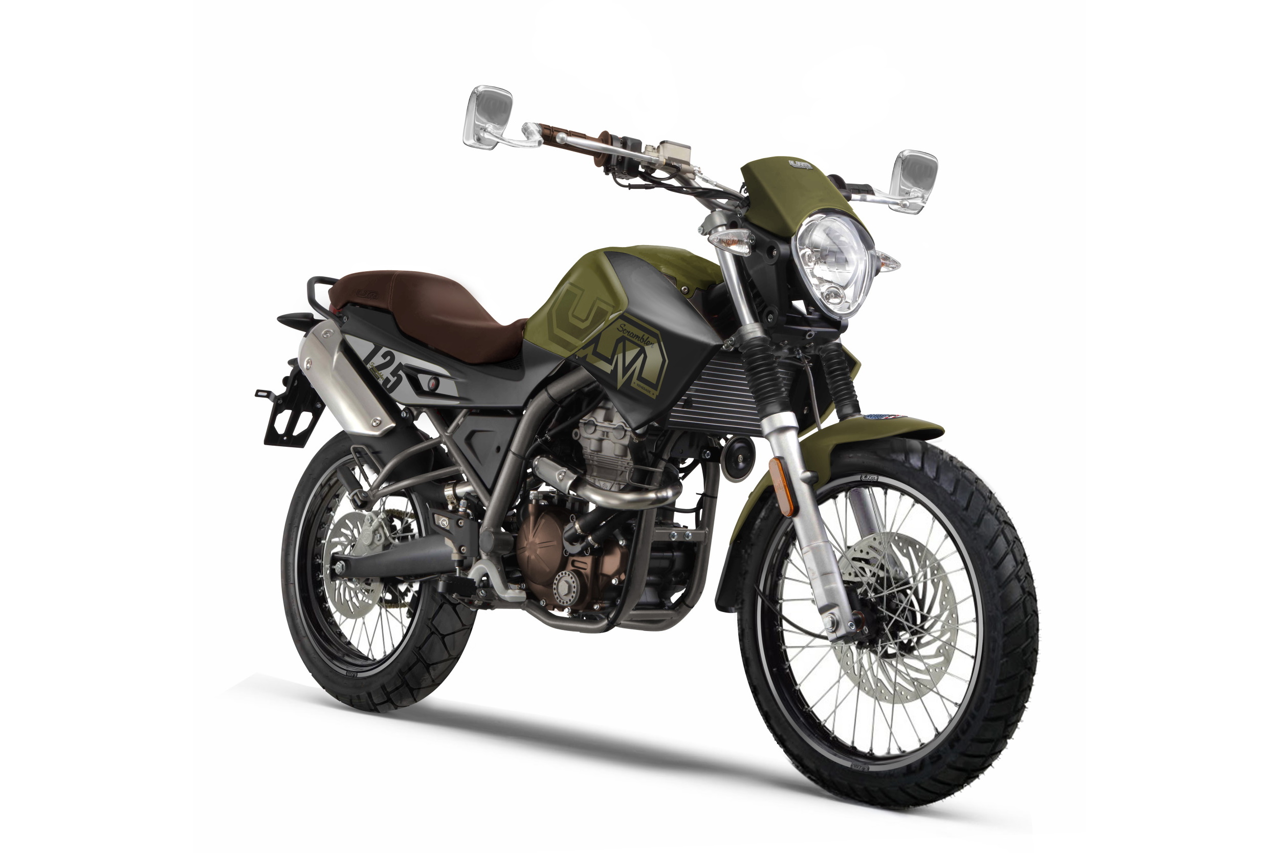 UM Motorcycles Renegade Scrambler Classic 125 Vert 2020