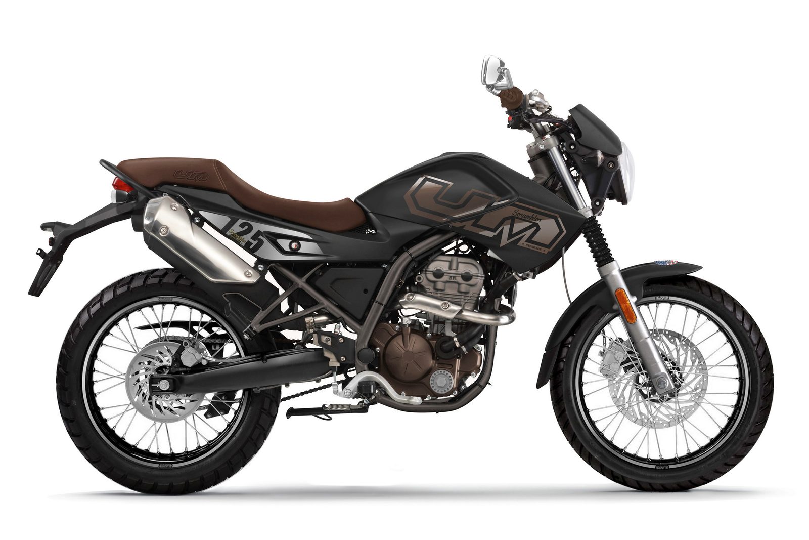 UM Motorcycles Renegade Scrambler Classique 125 Noir 2020
