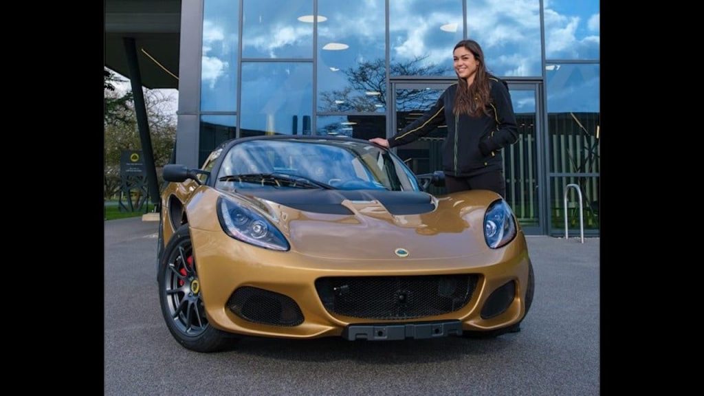 La dernière Lotus Elise livrée à Elisa Artioli, qui lui a donné son nom