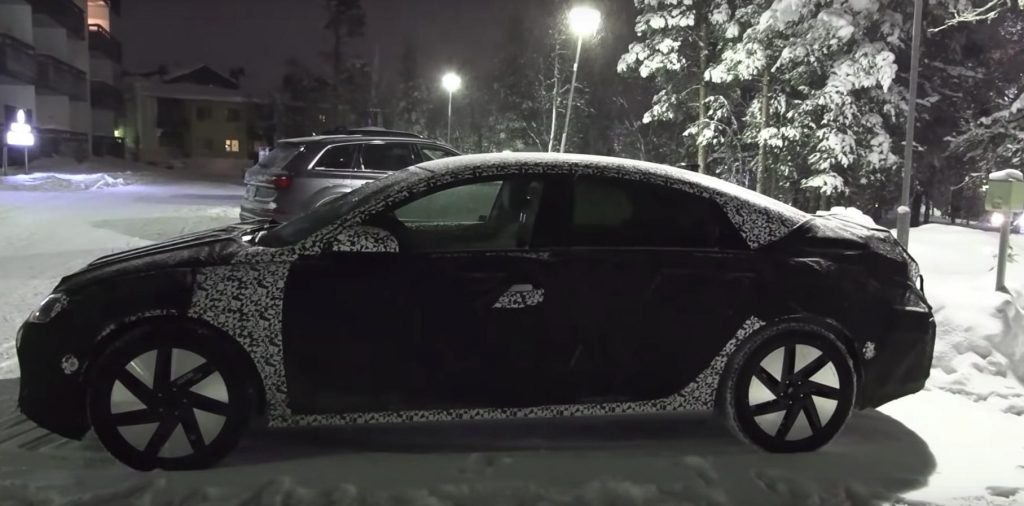 La nouvelle Hyundai Ioniq 6 repérée en Norvège et il y a une vidéo