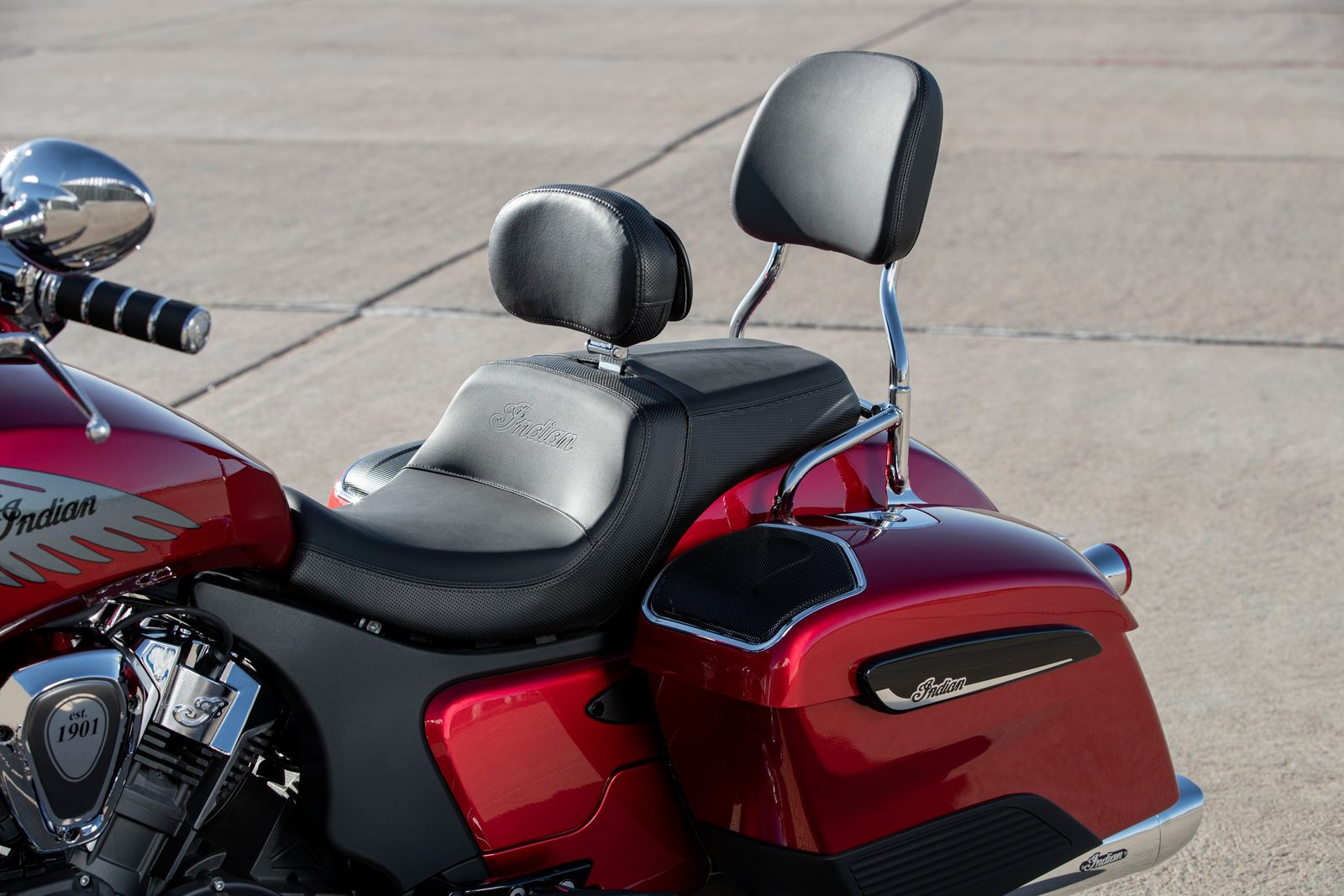Accessoires Indian Challenger Limited 2020 Ruby Metallic