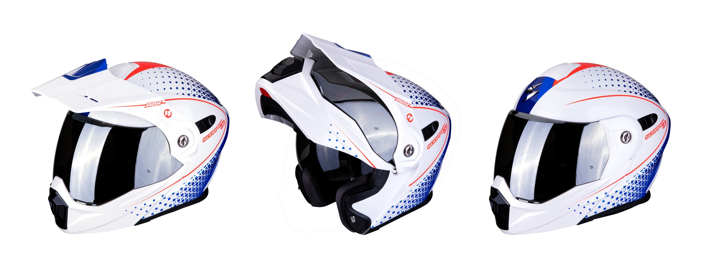 Scorpion ADX-1 Horizon blanc nacré rouge bleu