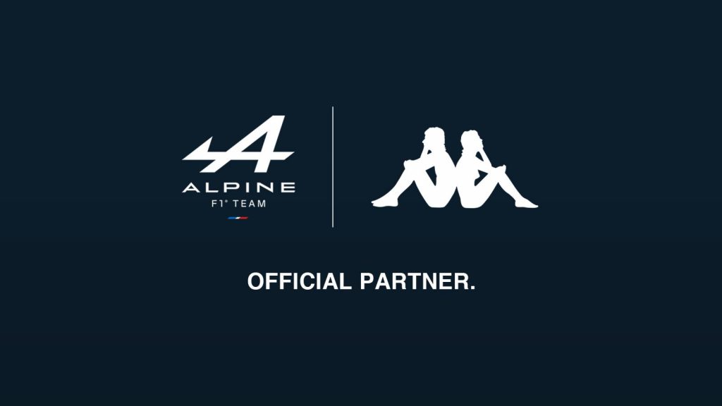 Alpine F1 2022 : Kappa et K-Way sont les nouveaux partenaires officiels
