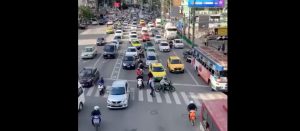 bouclier de motard de bangkok