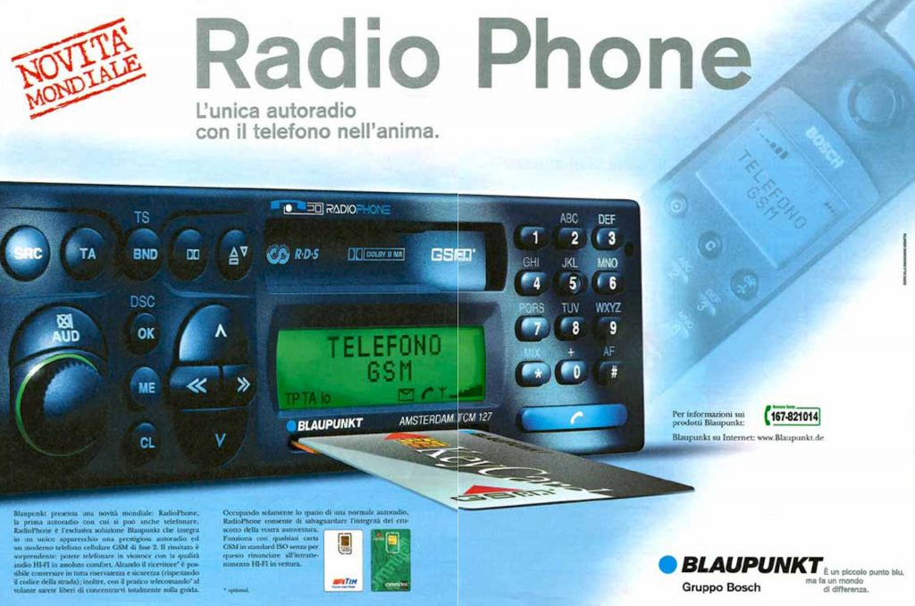 Blaupunkt Amsterdam TCM 127 : quand le GSM débarque sur l'autoradio