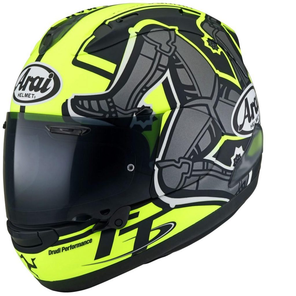 Casque Arai TT 2019 : édition limitée RX-7V, hommage à l'île de Man