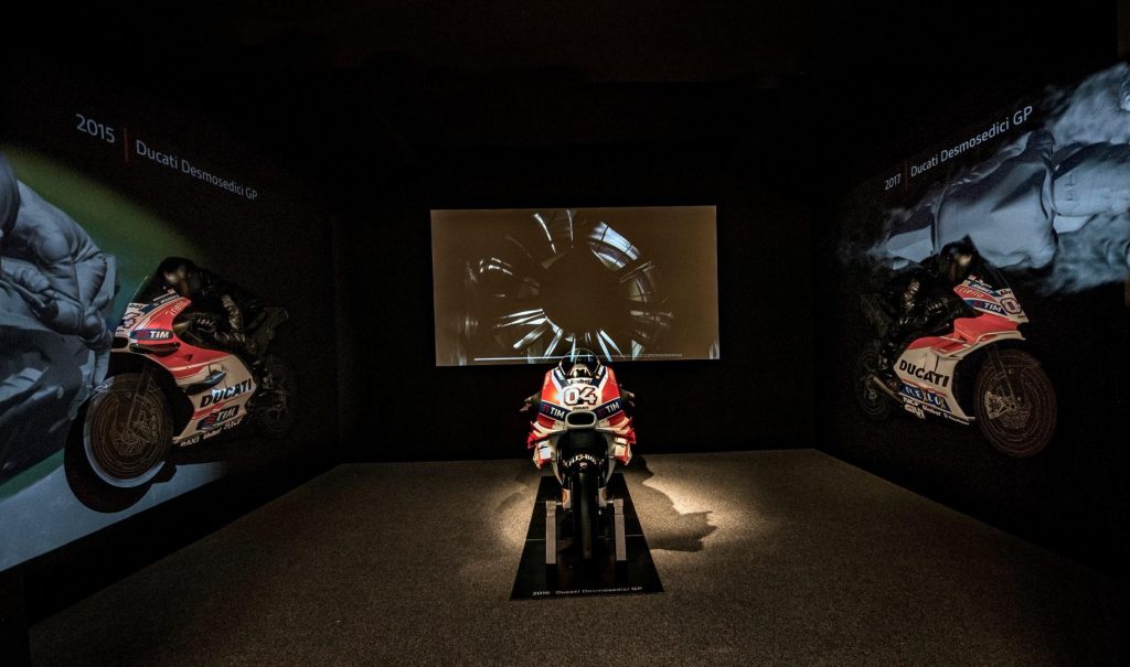 Ducati Anatomy of Speed ​​: l'exposition dédiée à l'aérodynamique