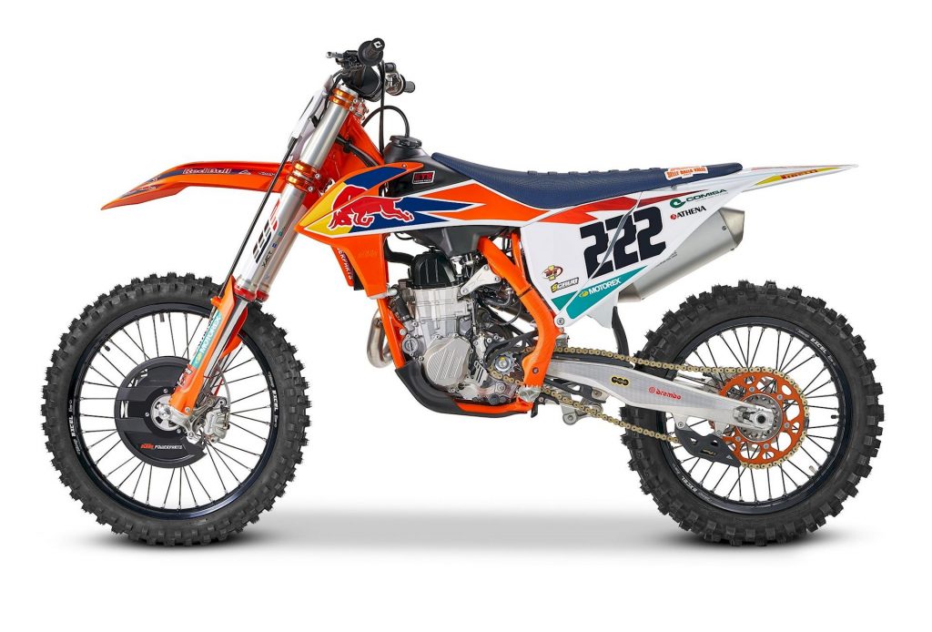 KTM 450 SX-F Cairoli : la réplique cross du 9 fois champion du monde