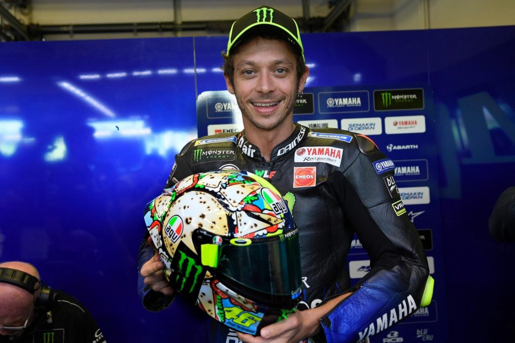MotoGP Misano 2019 Valentino Rossi : le casque AGV Pista GP R du Docteur