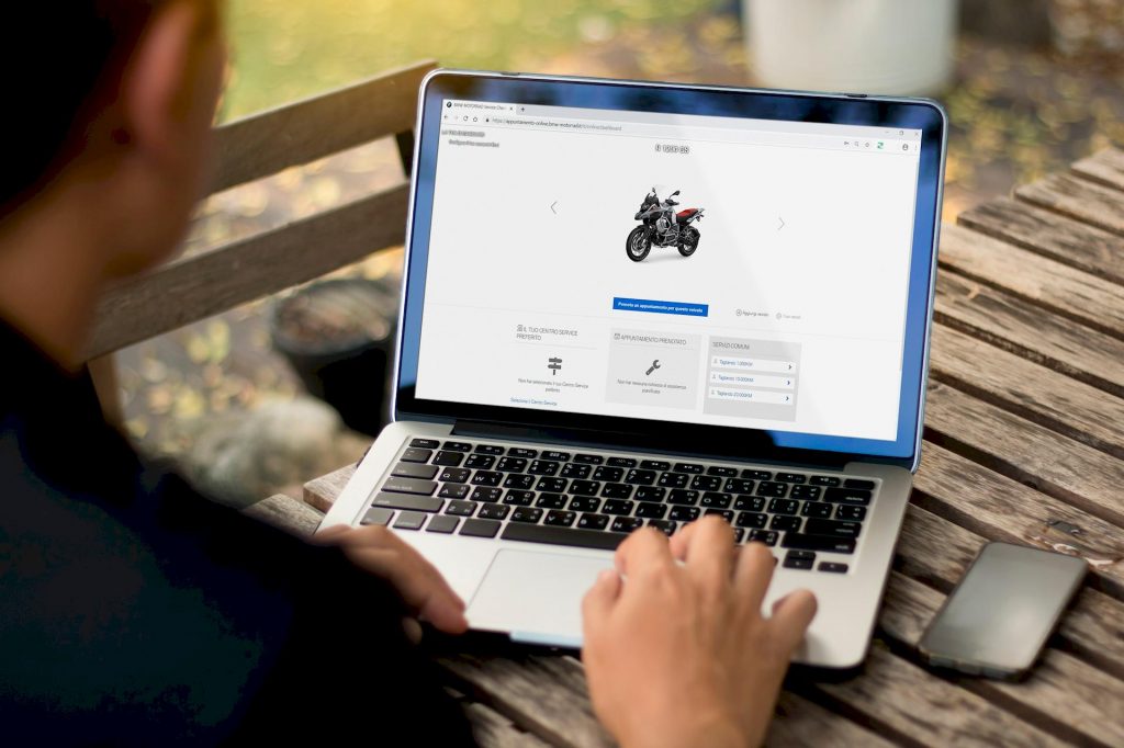 Service Check-in BMW Motorrad : réservez votre service en ligne
