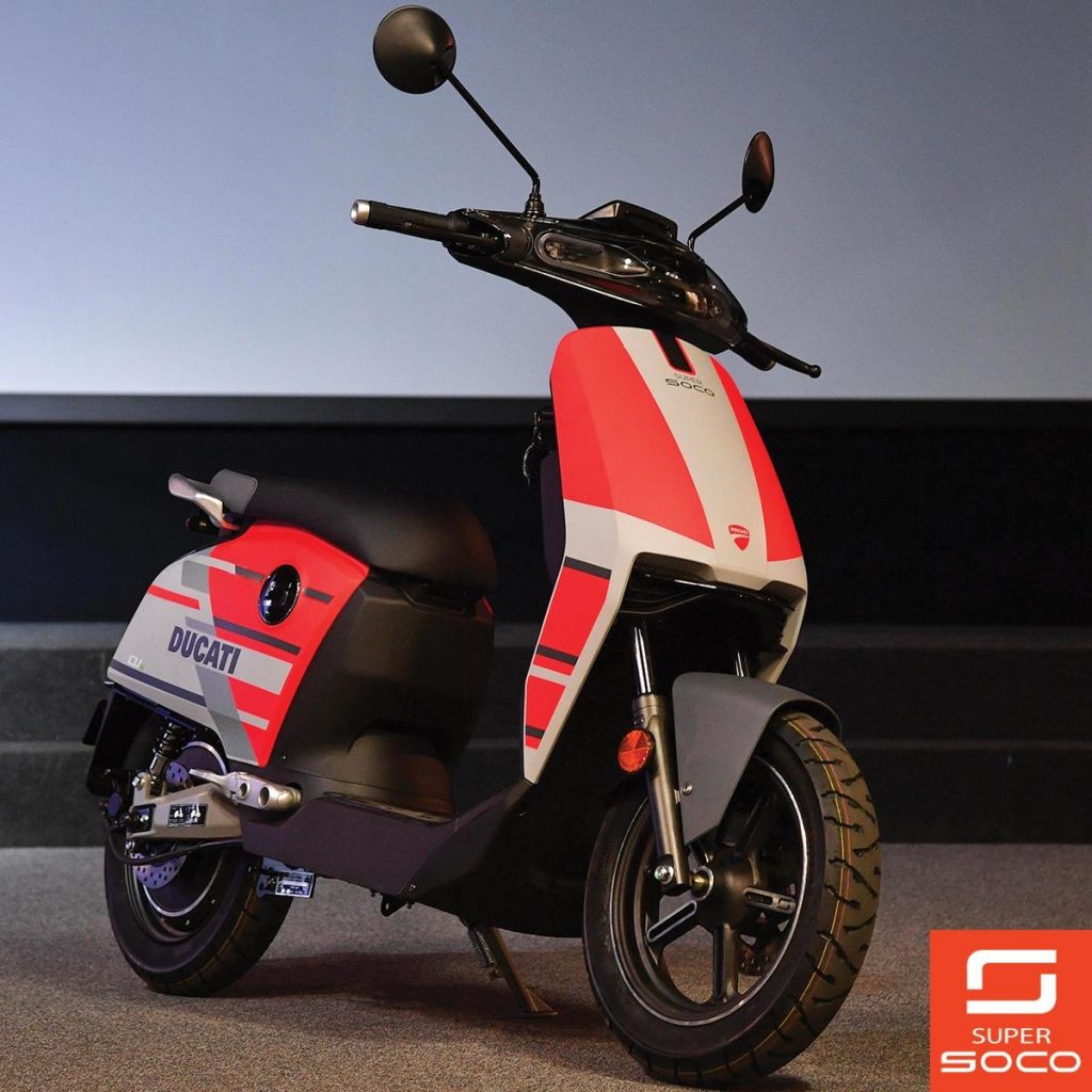 Trottinette électrique : SuperSoco CUx Special Edition Ducati