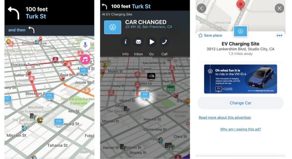 Waze ajoute des bornes de recharge électrique