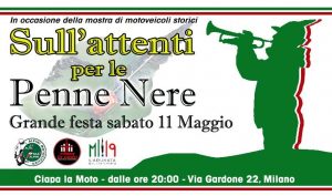 Ciapa The Motorcycle Gathering Alpini Tous à l'attention pour le Penne Nere Ciapa The Motorcycle Gathering Alpini Tous à l'attention pour le Penne Nere