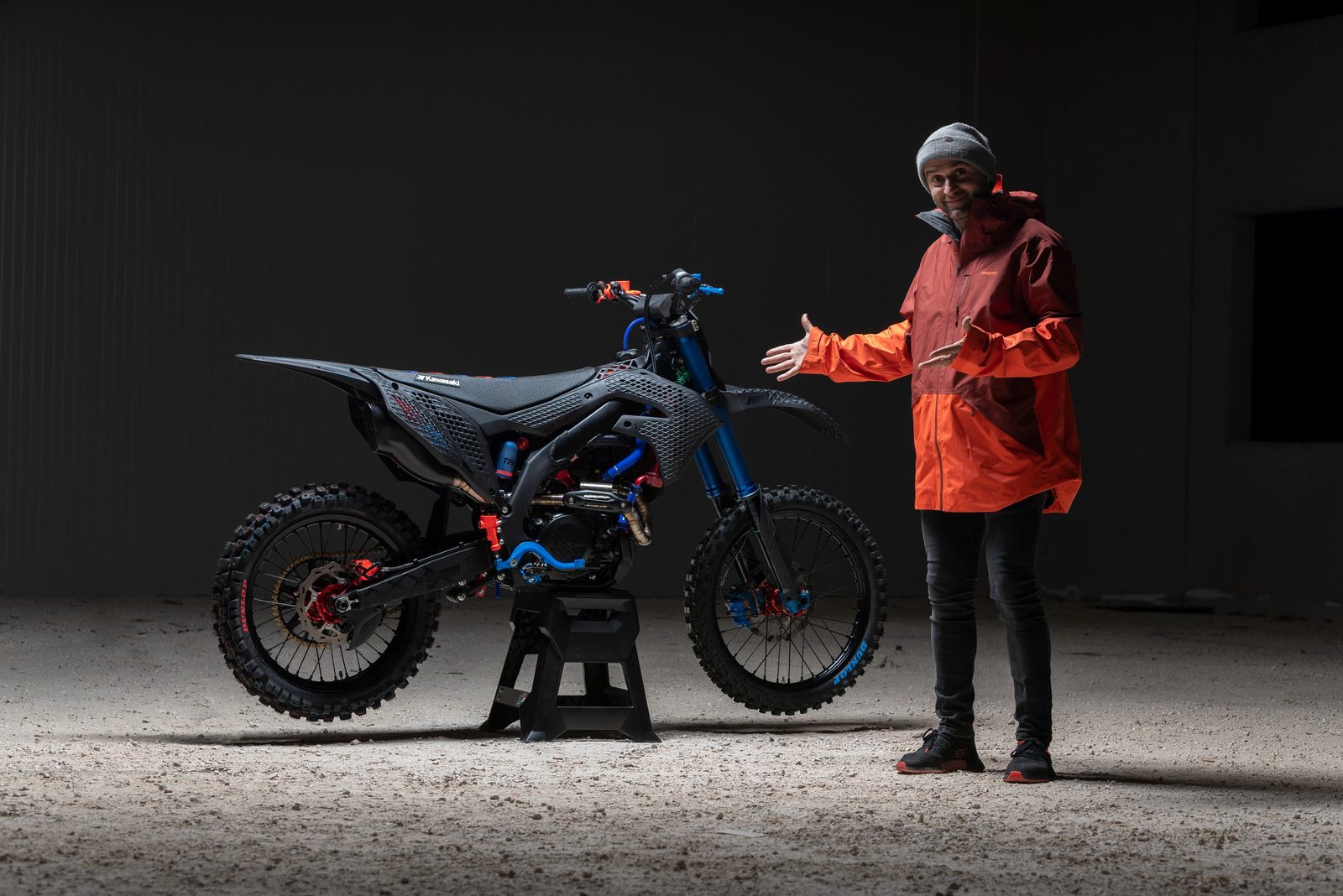 Kawasaki KX 450 2019 3D Core et Alvaro Dal Farra